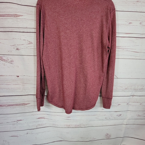 Hollister Red heather long sleeve S - Picture 5 of 9